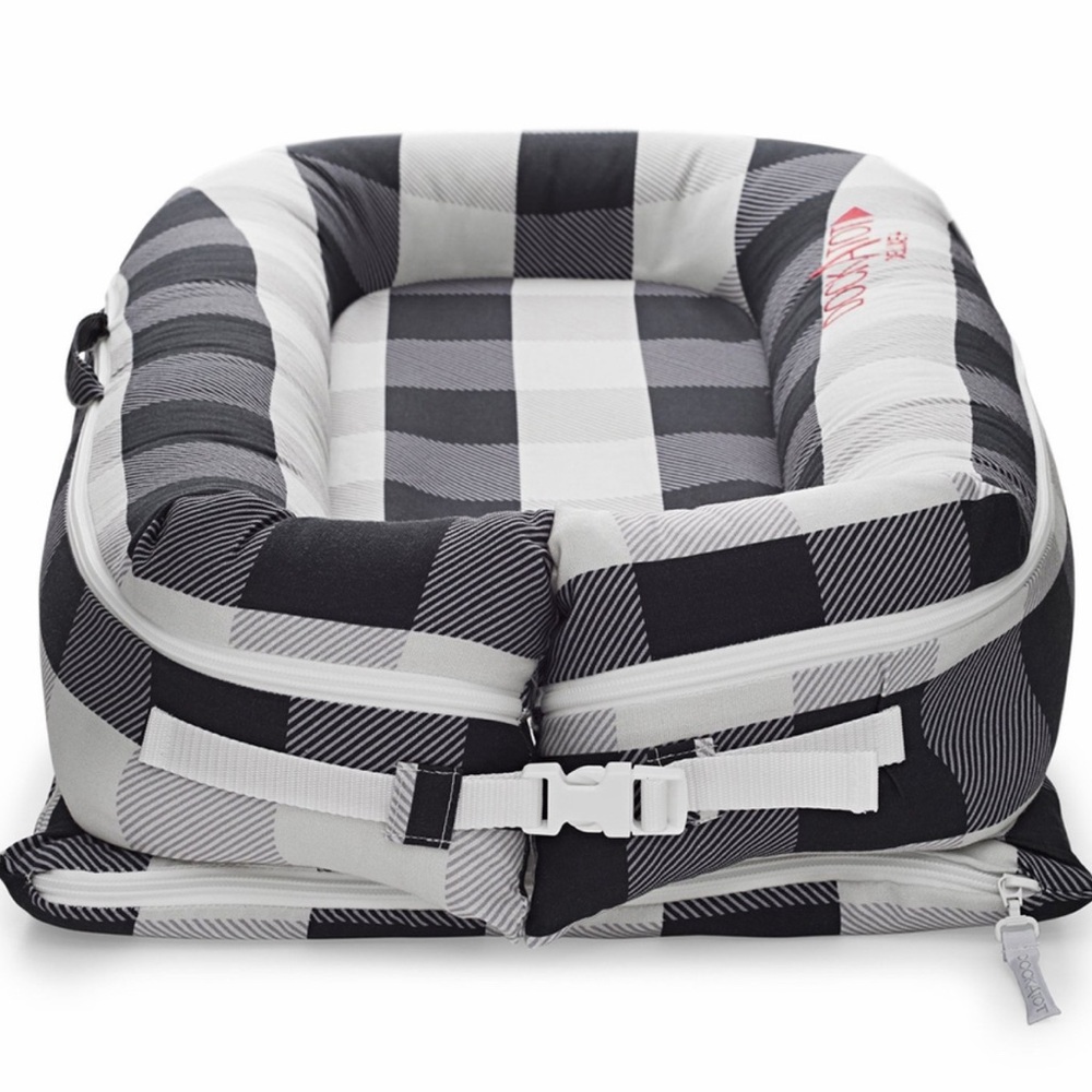 DockATot Deluxe + Dock Infant Lounger - Buffalo Plaid